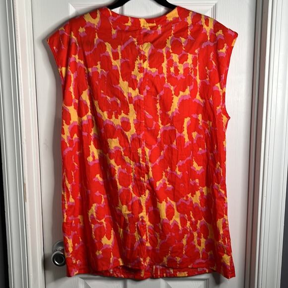 Gap Red and Yellow Sleeveless Top Size Small - Picture 7 of 9